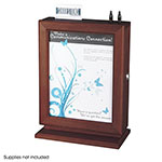 Safco Customizable Wood Suggestion Box, Mahogany - 4236MH ET11453