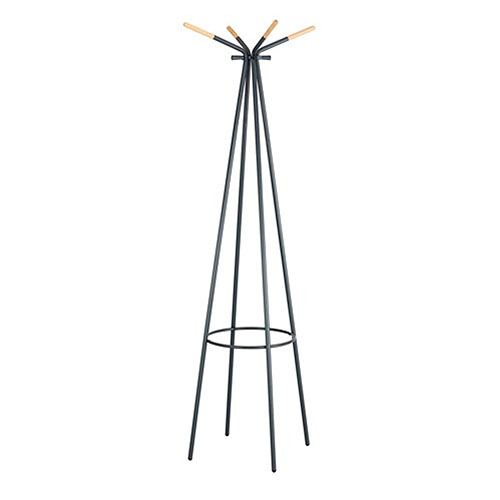 Photograph of the Safco Family Coat Rack - (Charcoal), safco family coat rack, family coat rack, family rack, family coat, coat rack, rack, coat, charcoal rack,  charcoal