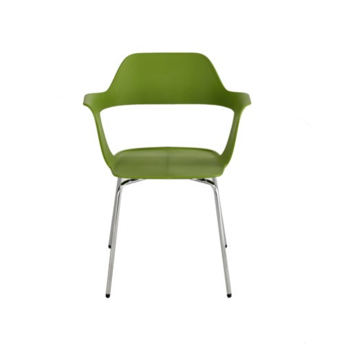 Photograph of the Safco Bandi Shell Stack Chair is a great alternative to traditional stack chairs for a fun seating solution.