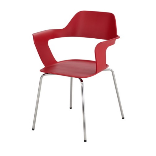 Photograph of the Safco Bandi Shell Stack Chair is a great alternative to traditional stack chairs for a fun seating solution.