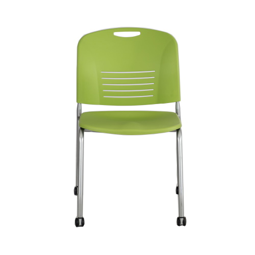 Photograph of the Safco Vy Straight Leg w/ Caster - 2 Pack - (Green) 4291