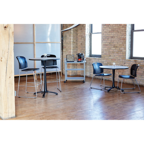 Photograph of the Safco Vy Sled Base Chair - 2 Pack - (3 Colors Available) 4292