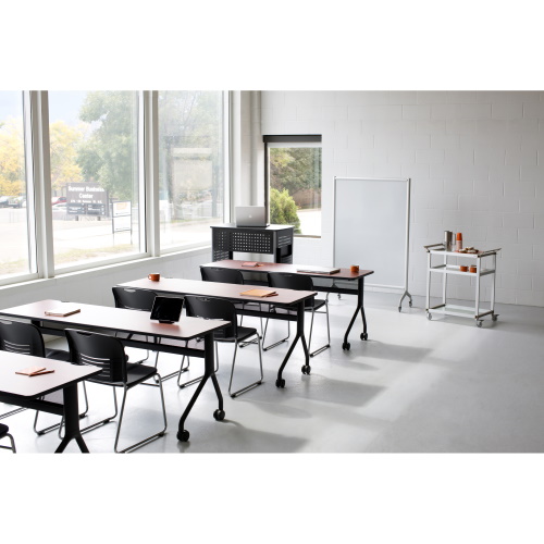 Photograph of the Safco Vy Sled Base Chair - 2 Pack - (3 Colors Available) 4292