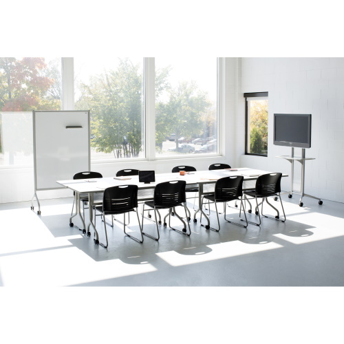 Photograph of the Safco Vy Sled Base Chair - 2 Pack - (3 Colors Available) 4292