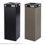 Safco Public Square Base, 42-Gallon - (2 Colors Available) ET11493