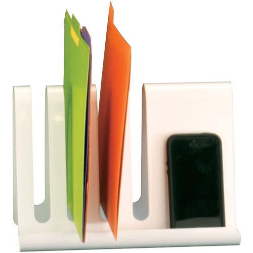 Photograph of the Safco Wave Desk Accessory, Combination Desk File &amp; Document Holder - (2 Colors Available)