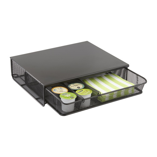 Photograph of the Safco Onyx Hospitality Organizer has removable dividers, allowing you to tailor drawer to the items you&#39;re organizing.