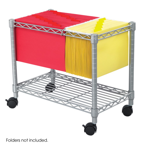  Safco Wire Mobile File, Metallic Gray - 5201GR