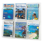 Safco Reveal 6 Magazine Display, Clear - 5607CL ET11529