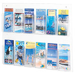 Safco Clear2c 12 Pamphlet Display, Clear - 5671CL ET11542