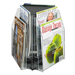 Safco Reveal 6 Magazine Tabletop Displays, Clear - 5698CL ET11545
