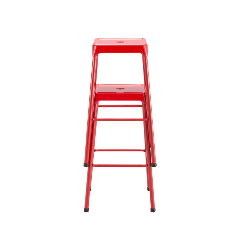 Photograph of the Safco Steel Bar Stool - (red) 6606