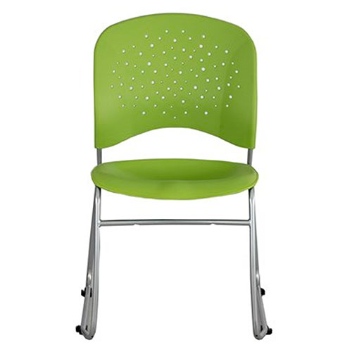 Photograph of Safco Reve Guest Chair Sled Base Round Back (Qty. 2) - (Green) 6804GN
