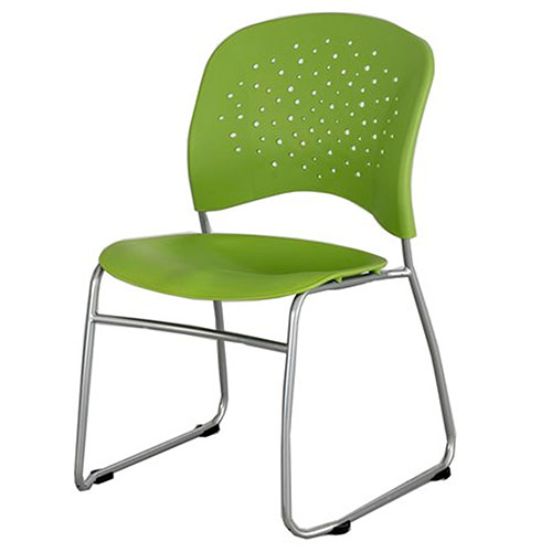 Photograph of Safco Reve Guest Chair Sled Base Round Back (Qty. 2) - (4 Colors Available) 6804 
