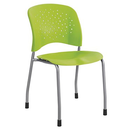 Photograph of Safco Reve Guest Chair Straight Leg Round Back (Qty. 2) - (4 Colors Available) 6805GN