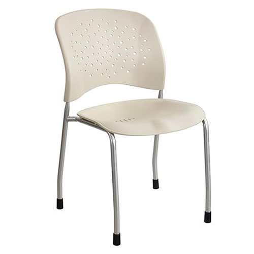 Photograph of the Safco Reve Guest Chair Straight Leg Round Back (Qty. 2) - (4 Colors Available) 6805LT
