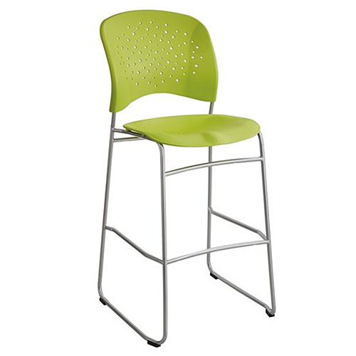 Photograph of Safco Reve Bistro-Height Chair Round Back - (Green) 6806GN