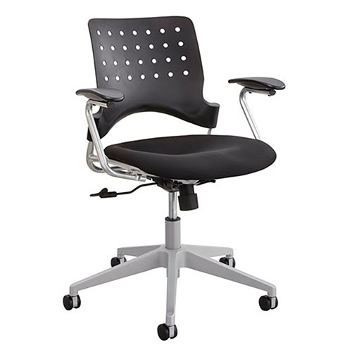 Photograph of Safco Reve Task Chair Square Back - (Black) 6807BL 