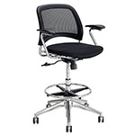 Safco Reve Mesh Extended Height, Black - 6820BL ET11607
