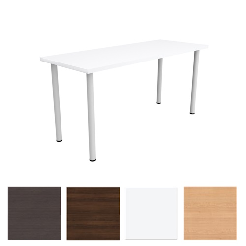 Safco Jurni 60" x  24" Multi-Purpose Table with Post Leg and Glides - (4 Colors Available)