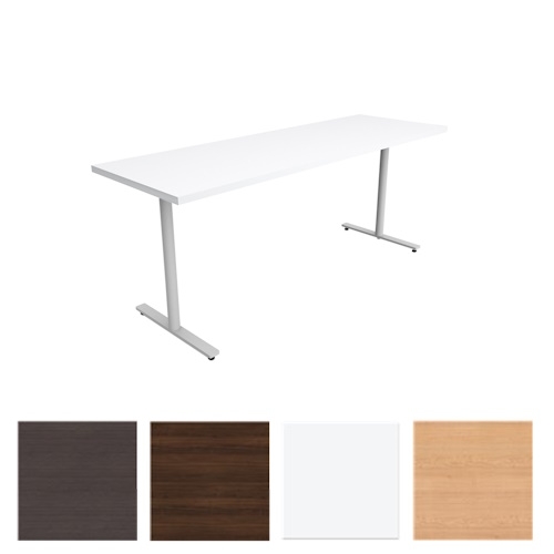 Safco Jurni 72" x 24" Multi-Purpose Table with T-Leg and Glides - (4 Colors Available)