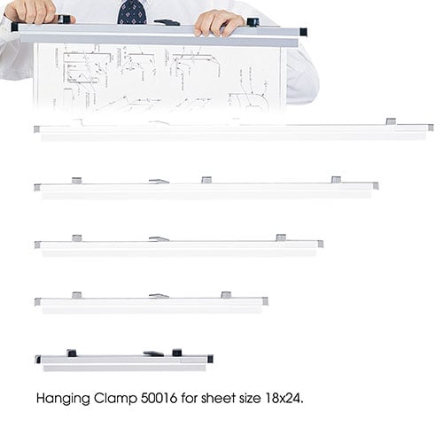 Safco 18 Hanging Clamps for 18 x 24 Sheets 50016 ES108