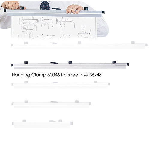 Safco 36 Hanging Clamps for 36 x 48 Sheets 50046 ES111