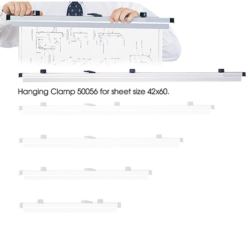 Safco 42 Hanging Clamps for 42 x 60 Sheets 50056 ES112