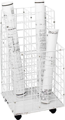 Safco Wire Roll File 4 Compartment Model 3084 ES436