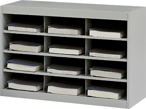 Safco EZ Stor Steel Project Organizer 12 Compartment 9254GR ES471