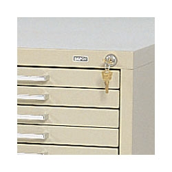 Safco Lock Kit 4983 (Use with 10-Drawer Cabinet 4986 ONLY) ES575