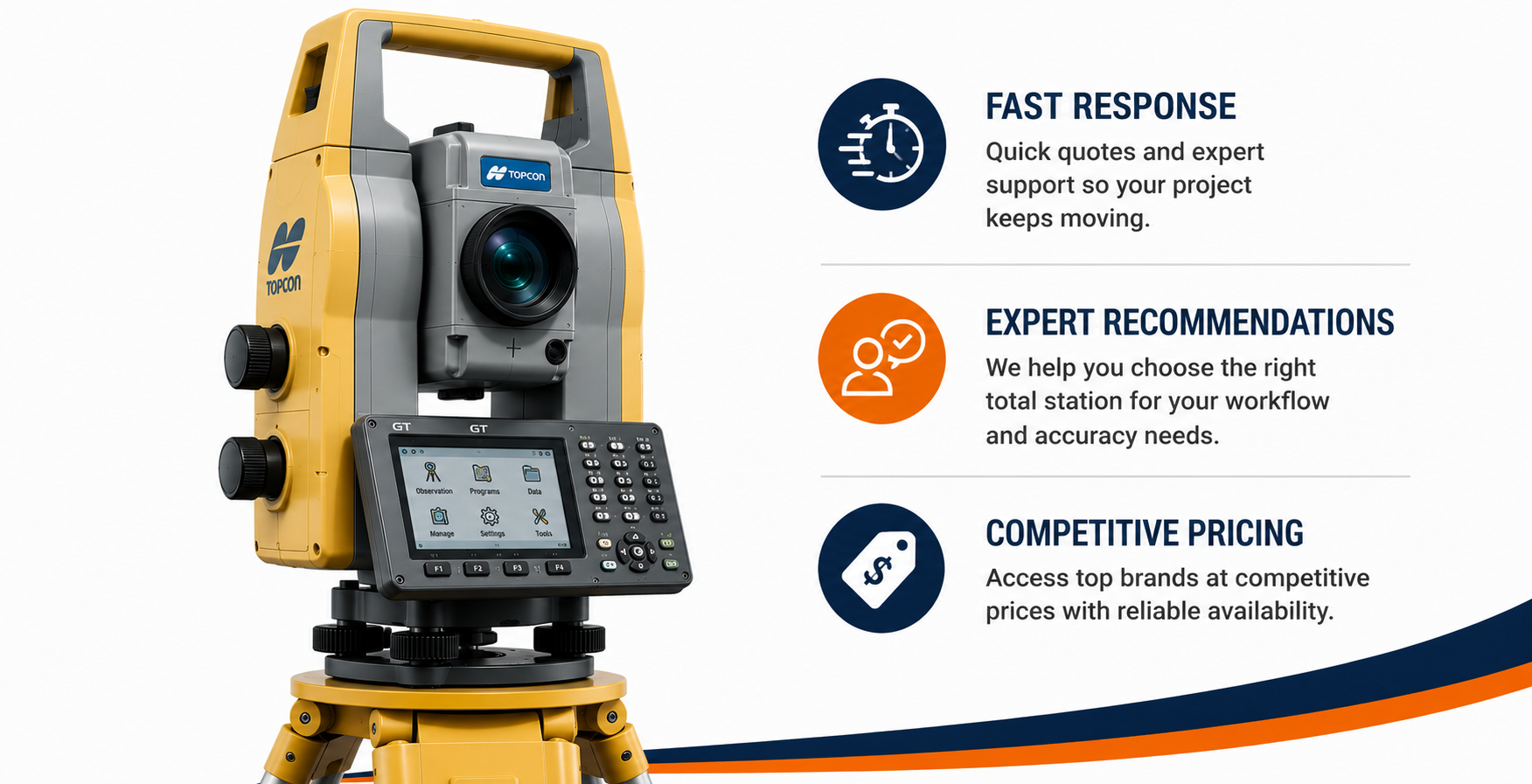 Total Station Solutions for Surveying and Construction