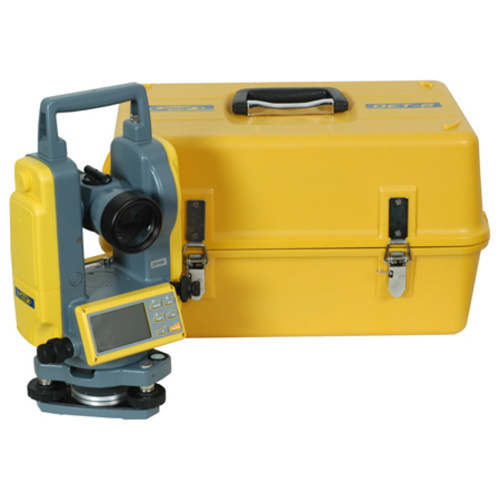 Photograph of the DET-2 Digital Electronic Theodolite - DET-2 is a rugged, cost-effective theodolite designed to give accurate angle measurements in general construction applications.