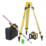 Stabila - LAR 160 G Rotary Laser Set w/ Tripod and Grade Rod (04500 TR) ET14107