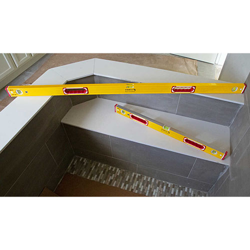 Photograph of Stabila Tiler Set w/ 58&quot; and 32&quot; Spirit Level (37832)