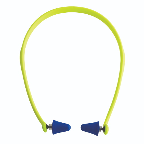 Sellstrom Banded Ear Plugs Tapered, Hi-Viz Green - NRR 27 - 1 Per Bag - S23430