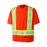 Pioneer Birdseye Safety T-Shirt - Hi-Viz Orange - Small to 5XL - V1051150U (8 Sizes Available) ET14222