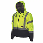 Pioneer 5208AU Hi-Vis Waterproof Insulated Bomber Jacket - Yellow - Small to 4XL - V1130560U (7 Sizes Available) ET14224