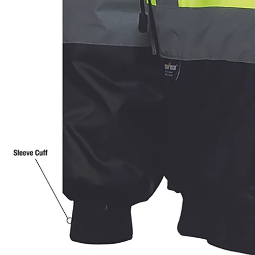 Photograph of Pioneer 5409AU Waterproof Heated Bomber Jacket, Hi-Vis Black - Small to 4XL - V1210170U