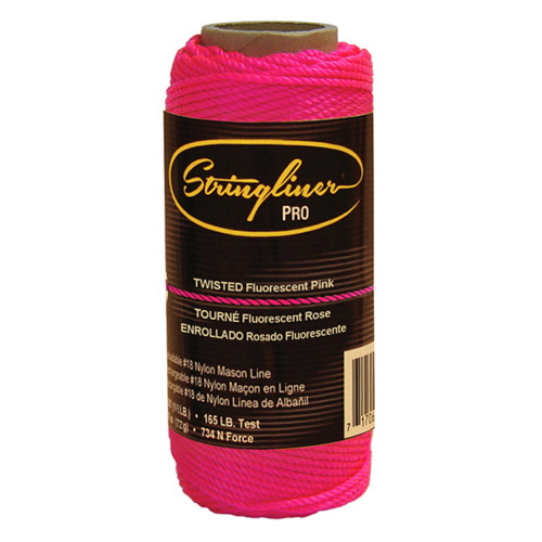 US Tape Stringliner #18 Construction Replacement Roll, Twisted, 135&#39; - (5 Colors Available)