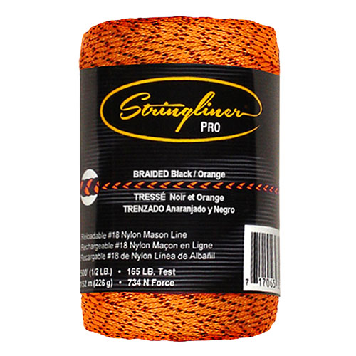  U.S. Tape 320&#39; Braided Stringliner Bonded Mason&#39;s Line Replacement Rolls - (2 Colors Available)