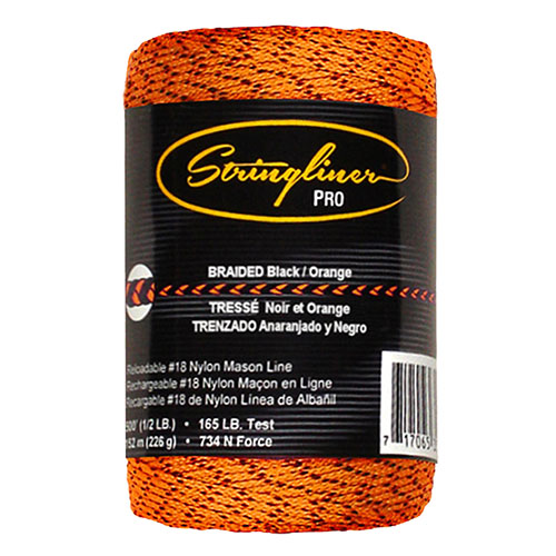  U.S. Tape 320' Braided Stringliner Bonded Mason's Line Replacement Rolls - (2 Colors Available)
