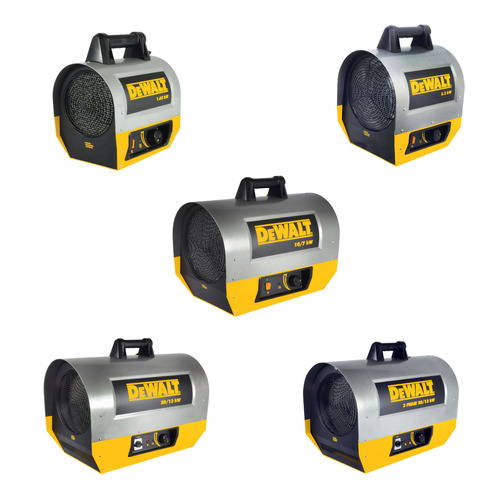  Dewalt Forced Air Electric Construction Heaters - (5 Options Available)