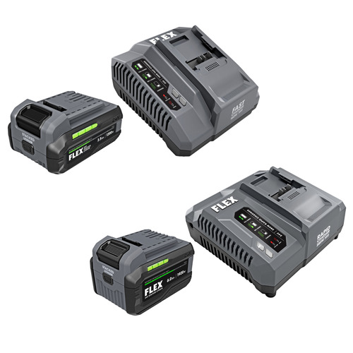 Flex Tools 24V 3.5Ah Stacked-Lithium Starter Kit (160/280W Charger) - (2 Options Available)