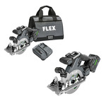 Flex Tools 24V 6-1/2" In-Line Circular Saw - (2 Options Available) ET19019
