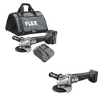 Flex Tools 24V 5" Variable Speed Angle Grinder with Paddle Switch - (2 Options Available) ET19035