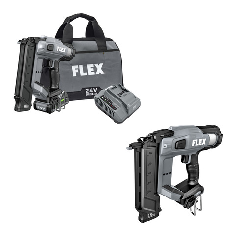  Flex Tools 24V 18Ga Brad Nailer - (2 Options Available)