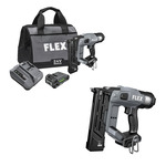 Flex Tools 24V 1/4" Narrow Crown Stapler - (2 Options Available) ET19044