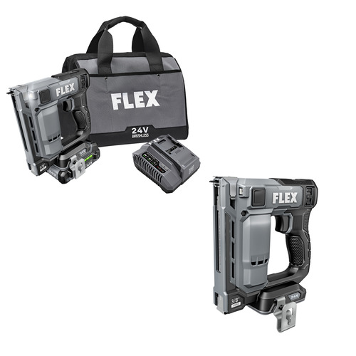  Flex Tools 24V 3/8" Stapler - (2 Options Available)