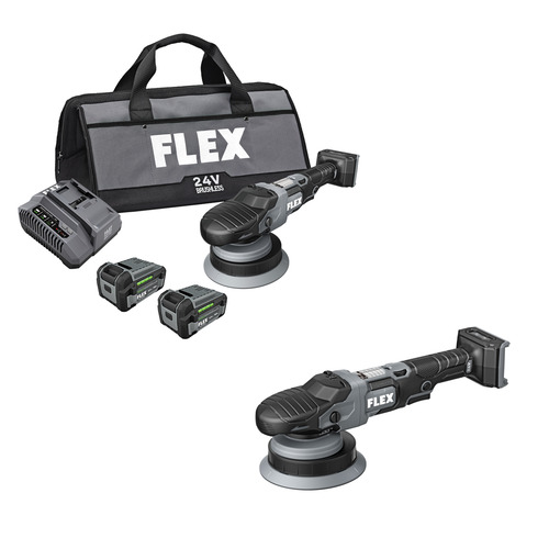  Flex Tools 24V Free Random Orbital Polisher - (2 Options Available)